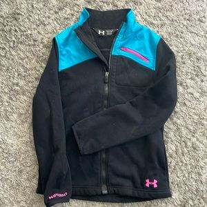 Girls Youth medium under armour jacket
